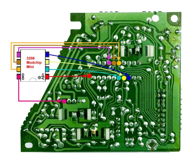 8 Wires FDS 3206 Add-On Chip Mini - Click Image to Close