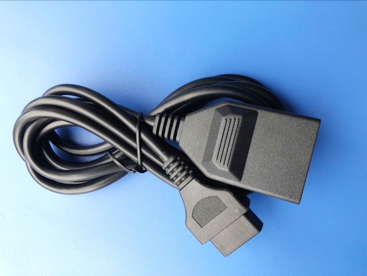 FC / NeoGeo Joypad Extension Cable 6 Feet Version - Click Image to Close